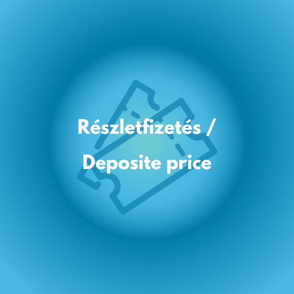 Fizetés 2 részletben / Pay in 2 installments 2026 október 2-3-4.